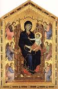 Madonna and Child Enthroned with Six Angels